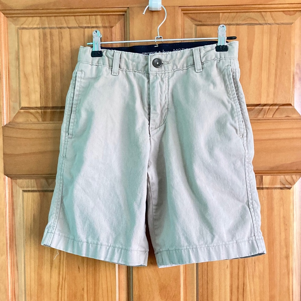 Boy’s size 10 Crown and Ivy khaki shorts with adjustable waist